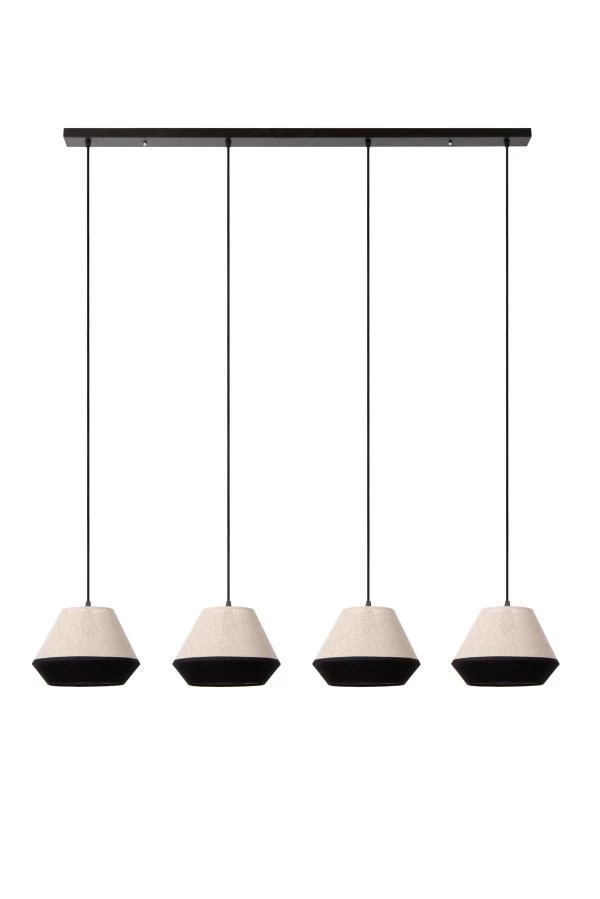 Lucide KALA - Pendelleuchten - 4xE14 - Taupe - ausgeschaltet